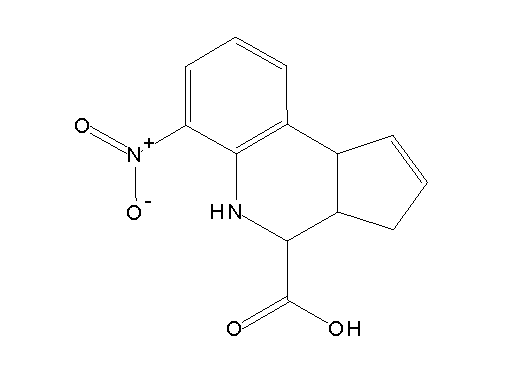 6-nitro-3a,4,5,9b-tetrahydro-3H-cyclopenta[c]quinoline-4-carboxylic acid