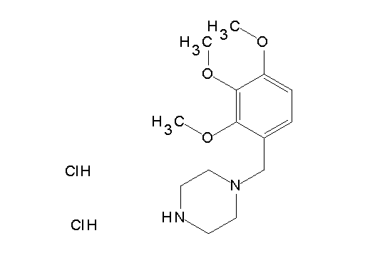 1-(2,3,4-trimethoxybenzyl)piperazine dihydrochloride