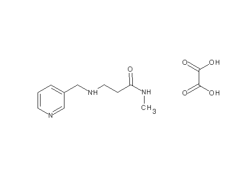 N1-methyl-N3-(3-pyridinylmethyl)-b-alaninamide oxalate
