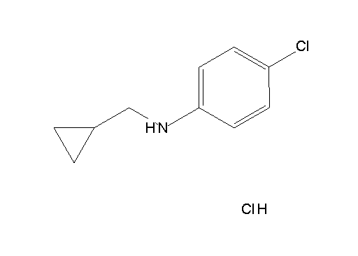 (4-chlorophenyl)(cyclopropylmethyl)amine hydrochloride