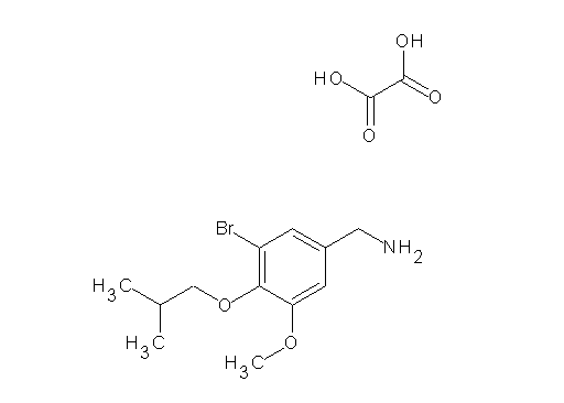 (3-bromo-4-isobutoxy-5-methoxybenzyl)amine oxalate