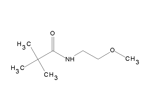 N-(2-methoxyethyl)-2,2-dimethylpropanamide - Click Image to Close