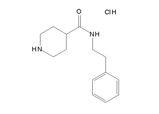 N-(2-phenylethyl)-4-piperidinecarboxamide hydrochloride