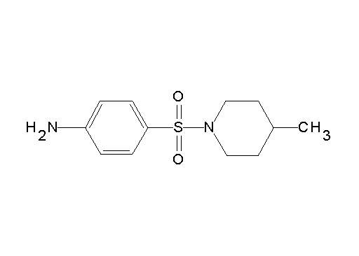 4-[(4-methyl-1-piperidinyl)sulfonyl]aniline