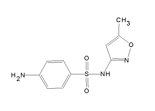 4-amino-N-(5-methyl-3-isoxazolyl)benzenesulfonamide 4-amino-N-(5-methyl-3-isoxazolyl)benzenesulfonamide