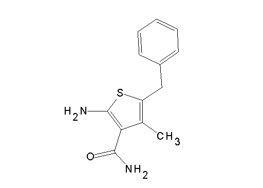 2-amino-5-benzyl-4-methyl-3-thiophenecarboxamide