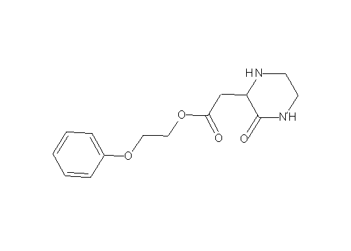 2-phenoxyethyl (3-oxo-2-piperazinyl)acetate