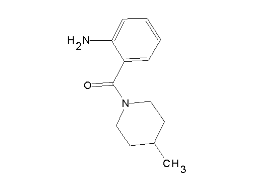 2-[(4-methyl-1-piperidinyl)carbonyl]aniline
