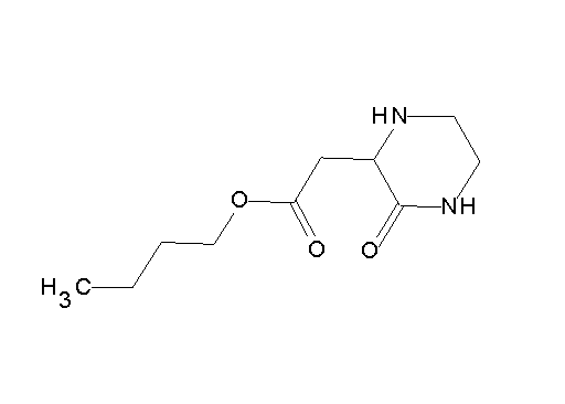 butyl (3-oxo-2-piperazinyl)acetate
