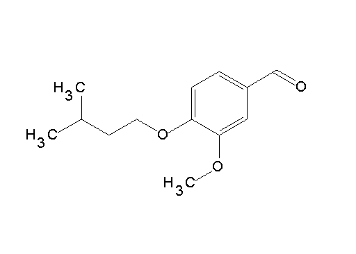 3-methoxy-4-(3-methylbutoxy)benzaldehyde