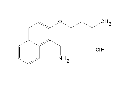 [(2-butoxy-1-naphthyl)methyl]amine hydrochloride