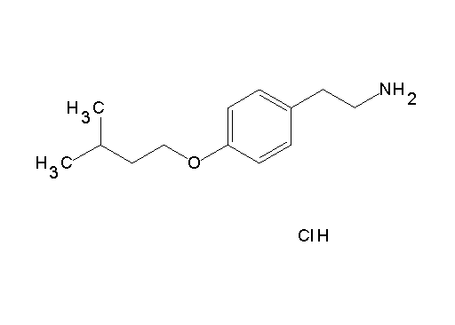 {2-[4-(3-methylbutoxy)phenyl]ethyl}amine hydrochloride - Click Image to Close