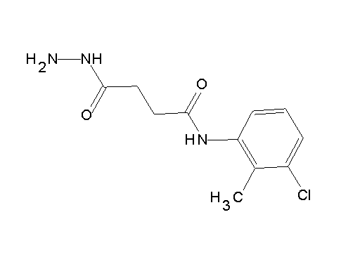N-(3-chloro-2-methylphenyl)-4-hydrazino-4-oxobutanamide
