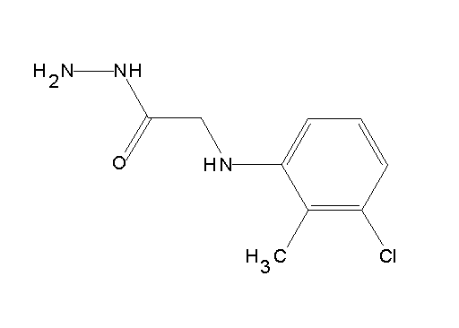 2-[(3-chloro-2-methylphenyl)amino]acetohydrazide (non-preferred name)