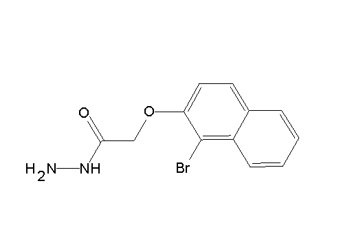 2-[(1-bromo-2-naphthyl)oxy]acetohydrazide