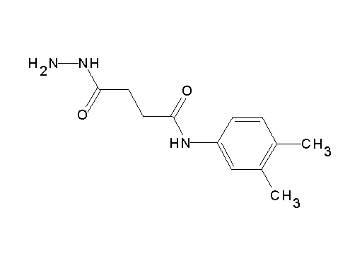 N-(3,4-dimethylphenyl)-4-hydrazino-4-oxobutanamide