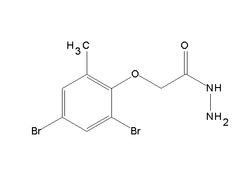 2-(2,4-dibromo-6-methylphenoxy)acetohydrazide