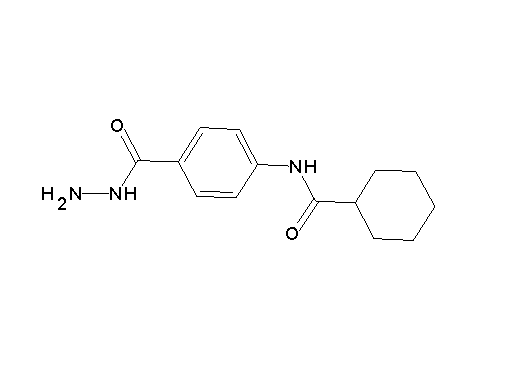 N-[4-(hydrazinocarbonyl)phenyl]cyclohexanecarboxamide