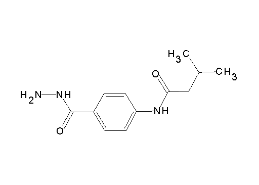 N-[4-(hydrazinocarbonyl)phenyl]-3-methylbutanamide