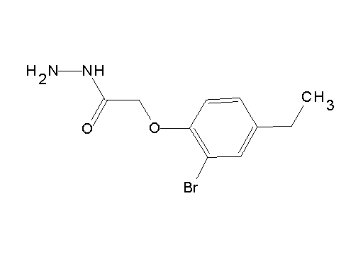 2-(2-bromo-4-ethylphenoxy)acetohydrazide