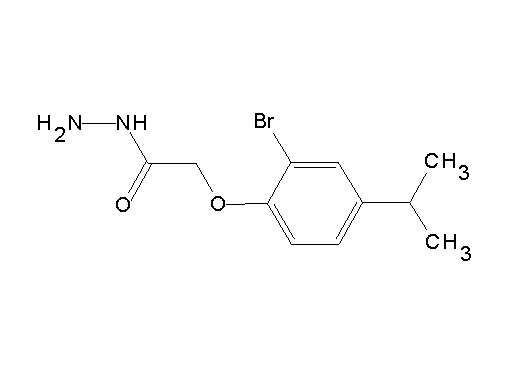 2-(2-bromo-4-isopropylphenoxy)acetohydrazide