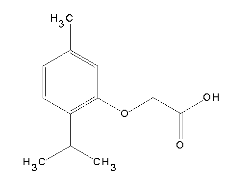 (2-isopropyl-5-methylphenoxy)acetic acid