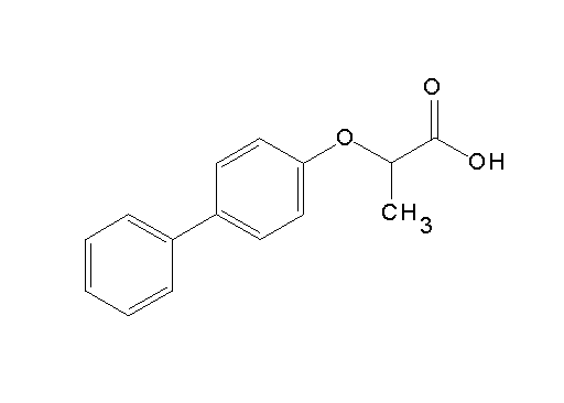 2-(4-biphenylyloxy)propanoic acid