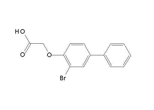 [(3-bromo-4-biphenylyl)oxy]acetic acid