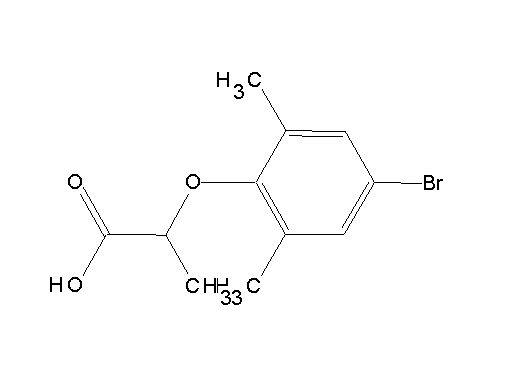 2-(4-bromo-2,6-dimethylphenoxy)propanoic acid