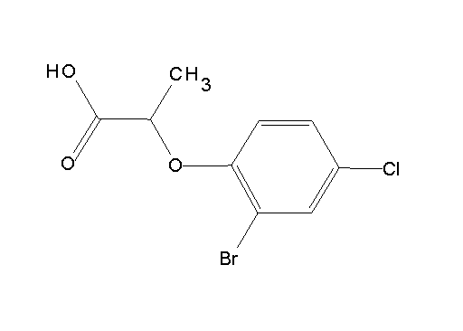 2-(2-bromo-4-chlorophenoxy)propanoic acid