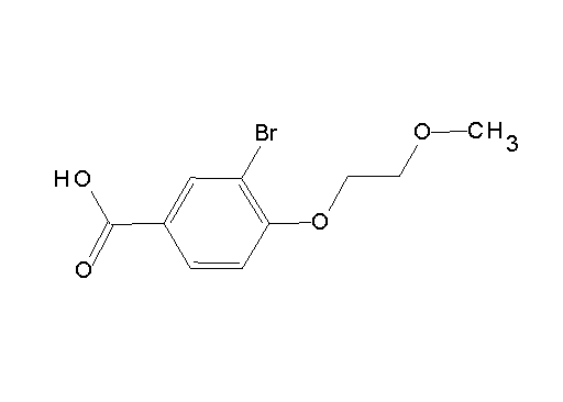 3-bromo-4-(2-methoxyethoxy)benzoic acid