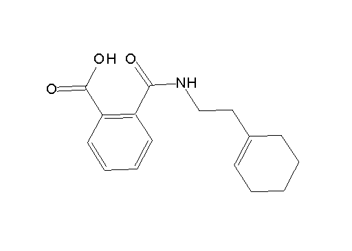 2-({[2-(1-cyclohexen-1-yl)ethyl]amino}carbonyl)benzoic acid