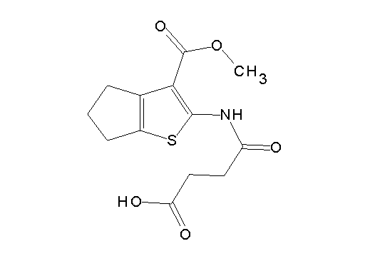 4-{[3-(methoxycarbonyl)-5,6-dihydro-4H-cyclopenta[b]thien-2-yl]amino}-4-oxobutanoic acid