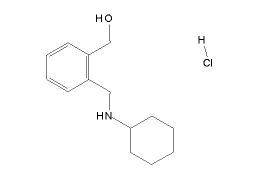 {2-[(cyclohexylamino)methyl]phenyl}methanol hydrochloride