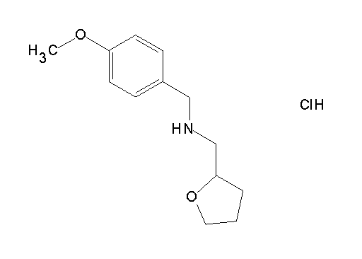 (4-methoxybenzyl)(tetrahydro-2-furanylmethyl)amine hydrochloride
