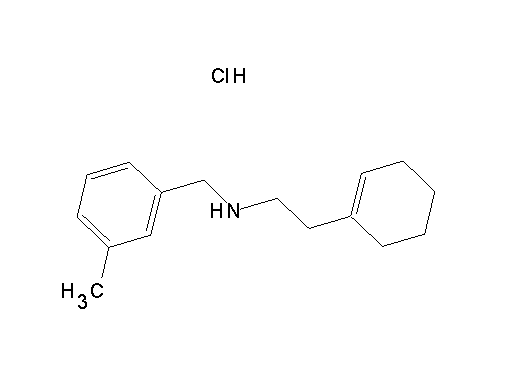 [2-(1-cyclohexen-1-yl)ethyl](3-methylbenzyl)amine hydrochloride