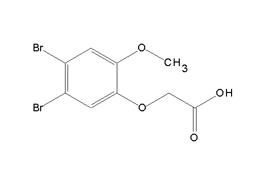 (4,5-dibromo-2-methoxyphenoxy)acetic acid
