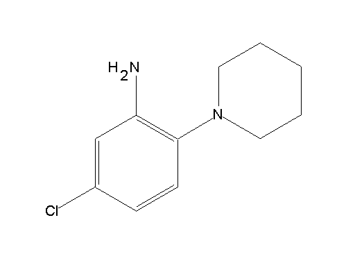 5-chloro-2-(1-piperidinyl)aniline
