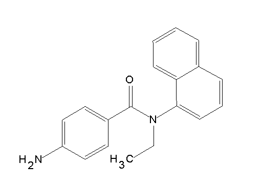 4-amino-N-ethyl-N-1-naphthylbenzamide