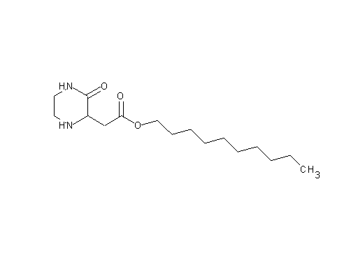 decyl (3-oxo-2-piperazinyl)acetate