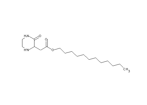 dodecyl (3-oxo-2-piperazinyl)acetate