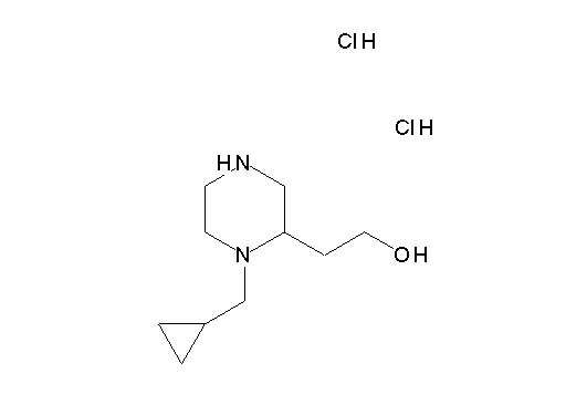 2-[1-(cyclopropylmethyl)-2-piperazinyl]ethanol dihydrochloride