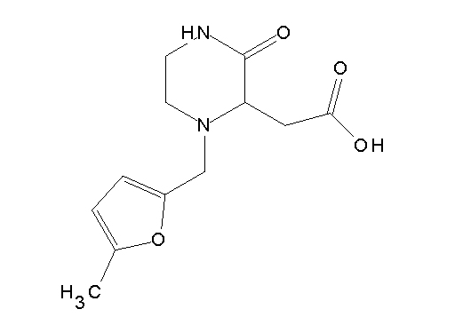 {1-[(5-methyl-2-furyl)methyl]-3-oxo-2-piperazinyl}acetic acid - Click Image to Close