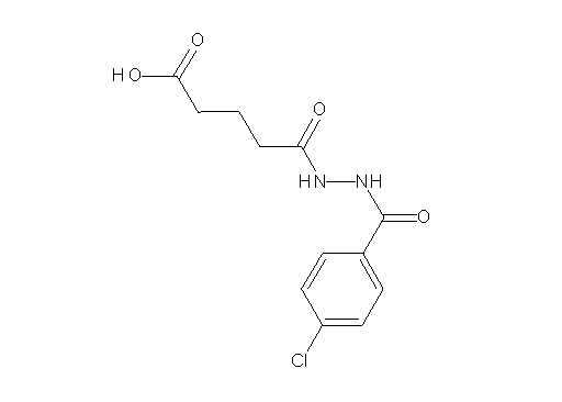 5-[2-(4-chlorobenzoyl)hydrazino]-5-oxopentanoic acid