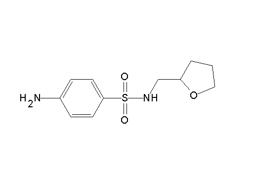 4-amino-N-(tetrahydro-2-furanylmethyl)benzenesulfonamide