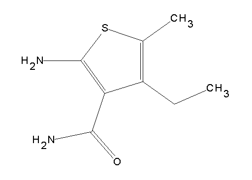 2-amino-4-ethyl-5-methyl-3-thiophenecarboxamide