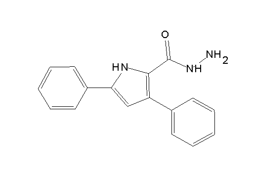 3,5-diphenyl-1H-pyrrole-2-carbohydrazide