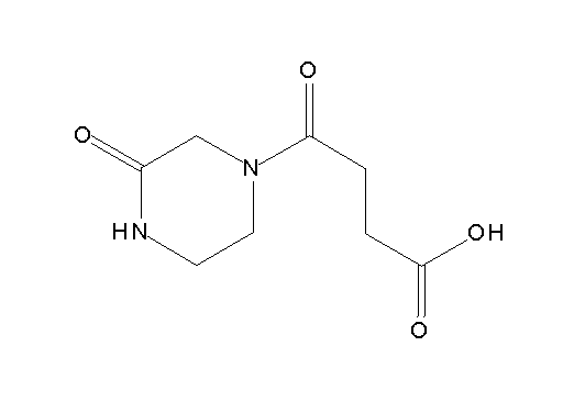 4-oxo-4-(3-oxo-1-piperazinyl)butanoic acid