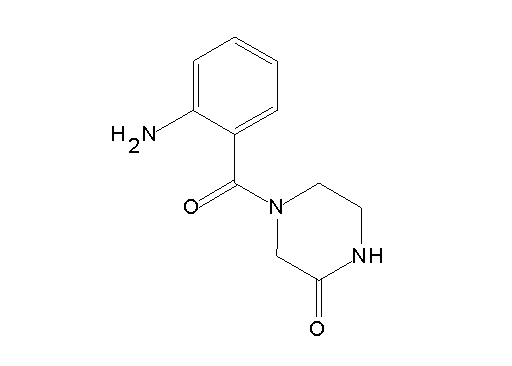 4-(2-aminobenzoyl)-2-piperazinone