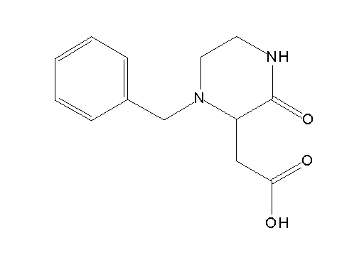 (1-benzyl-3-oxo-2-piperazinyl)acetic acid